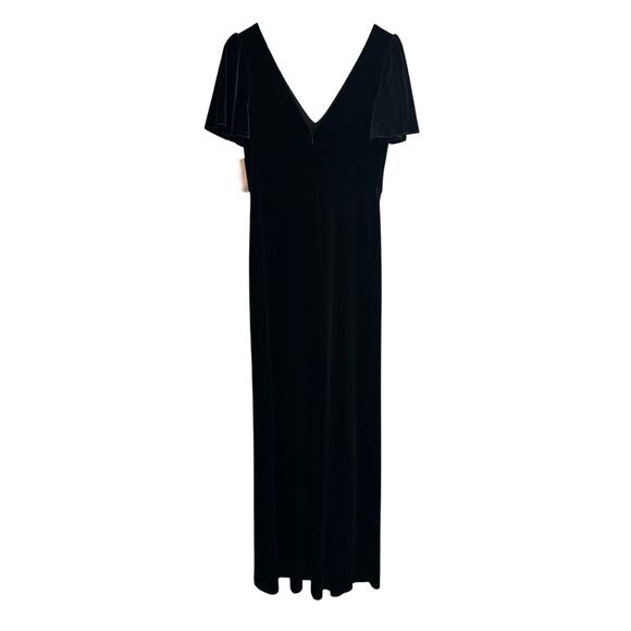 Birdy Grey Hannah Velvet Formal Bridesmaid Dress Black NEW M - Picture 5 of 12